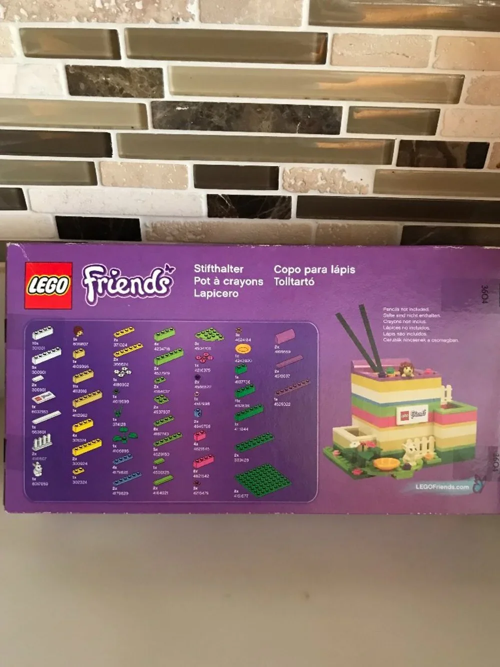 LEGO Friends Pencil Holder 40080 Retired 2013 NIB Sealed